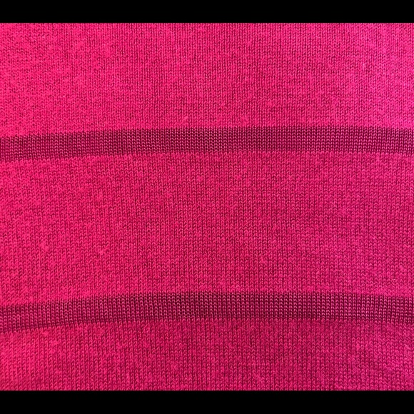 Express Long Sleeve Sheer Strip Shirt - Picture 5 of 6